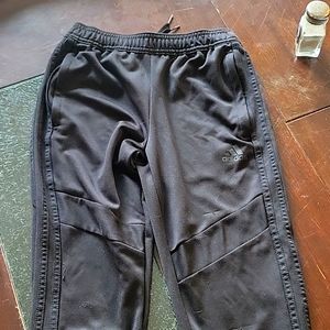 Adidas black boys M aeroready sweat pants